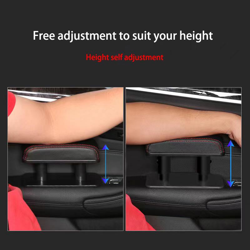 Universal Vehicle Armrest Pad Non-slip Durable Adjustable Armrest Pillow for Family Vehicle Travel Driving Hand Arm Rest Pad