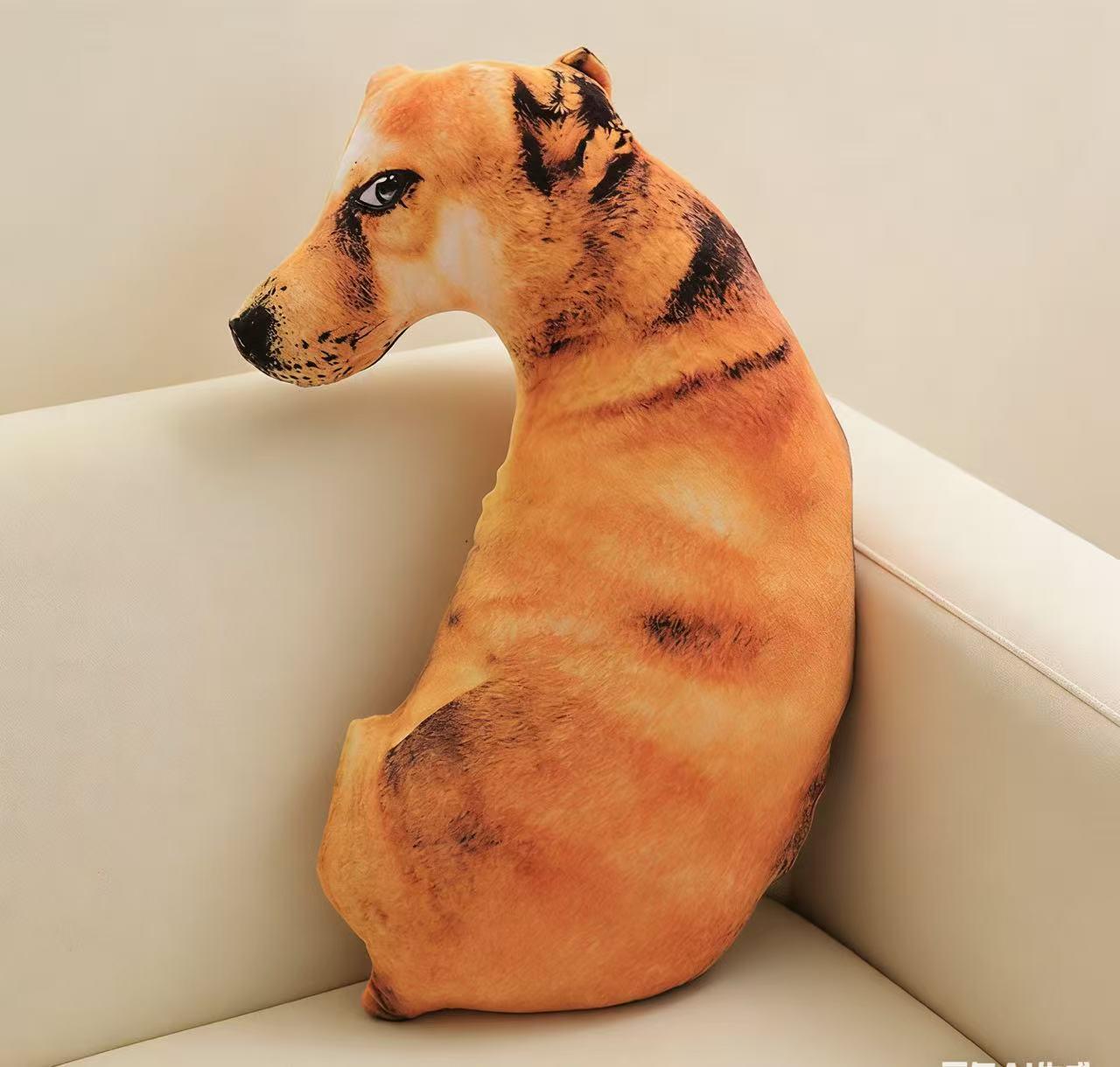 

3D Plush Cat & Dog Simulation Throw Pillow - Children s Gift Toy Doll 20 cm
