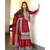 Indisch Pakistanisch Fertig zum Tragen Sharara Salwar Anzug Partykleidung Salwar Kameez Set SC-2197