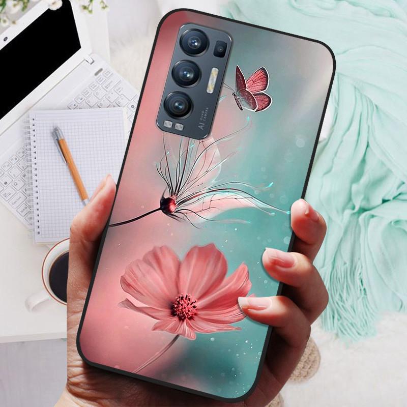 For OPPO Find X3 Neo Case Black Cover Lion Wolf Silicone Soft Back Cases For OPPO Find X3 Lite Phone Case Reno 5 Pro Plus 5G