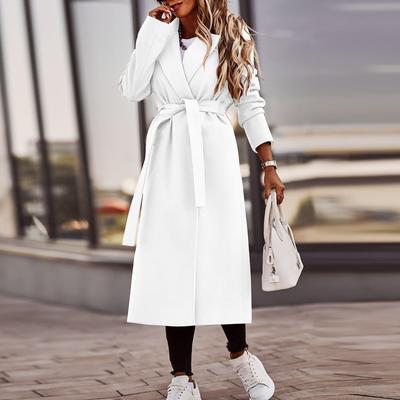 Moda Femei Toamnă Și Iarnă Largi Casual Jachetă Tweed cu mâneci lungi