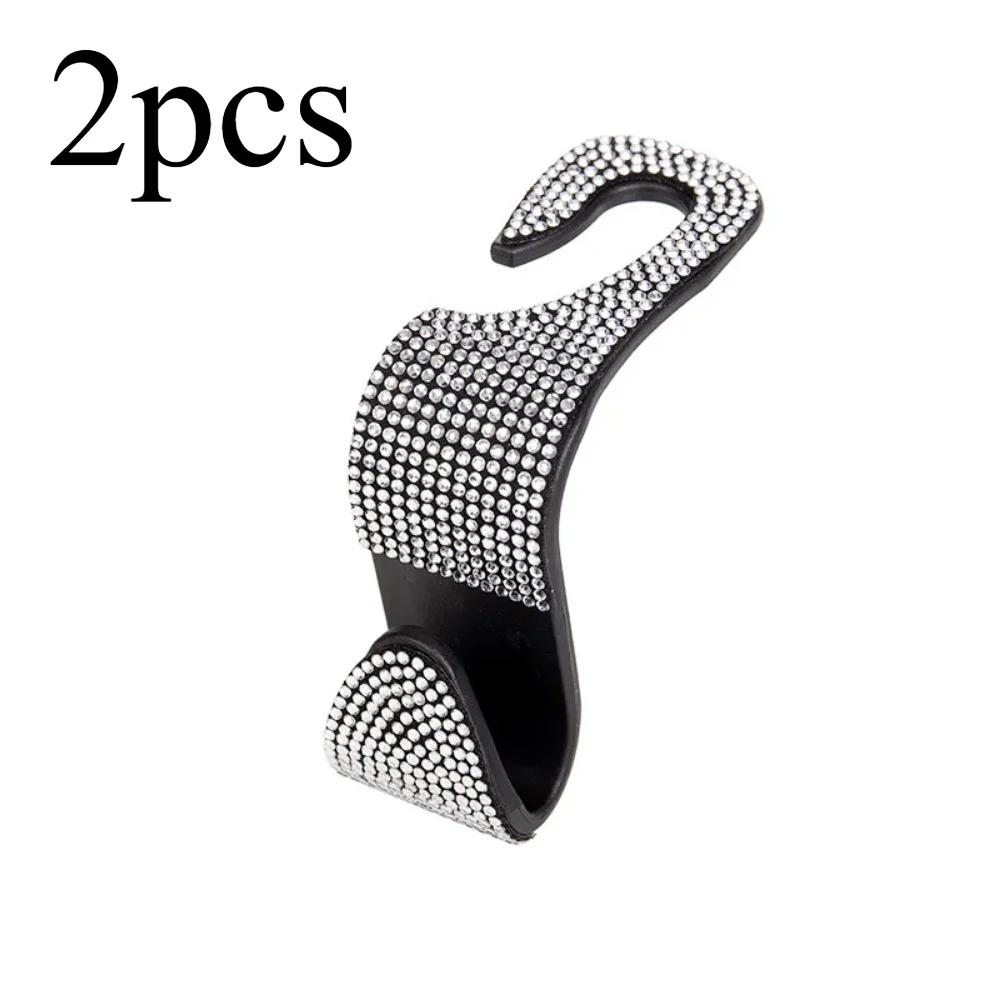 

Многофункциональный портативный крючок на спинку сиденья автомобиля со стразами - Органайзер для хранения на подголовник для салона автомобиля (Висячий организатор)