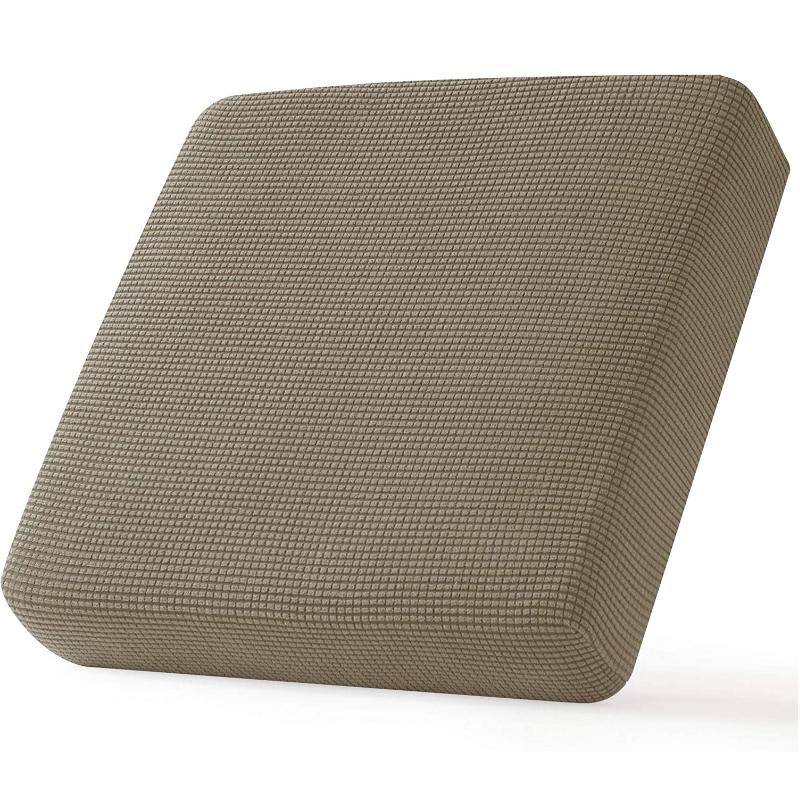 Водонепроницаемый протектор из спандекса жаккардовый чехол для диванной подушки угловой диван подушка для сиденья эластичный однотонный чехол для дивана серо-коричневый 939₽