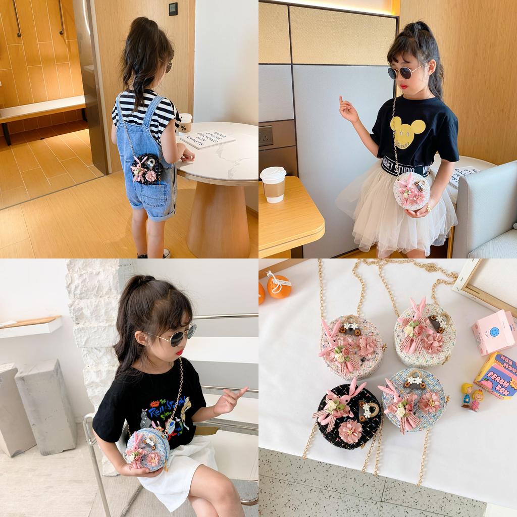 Charming Childrens Mini Shoulder Bag Soft Leather Cute Princess Design For Girls