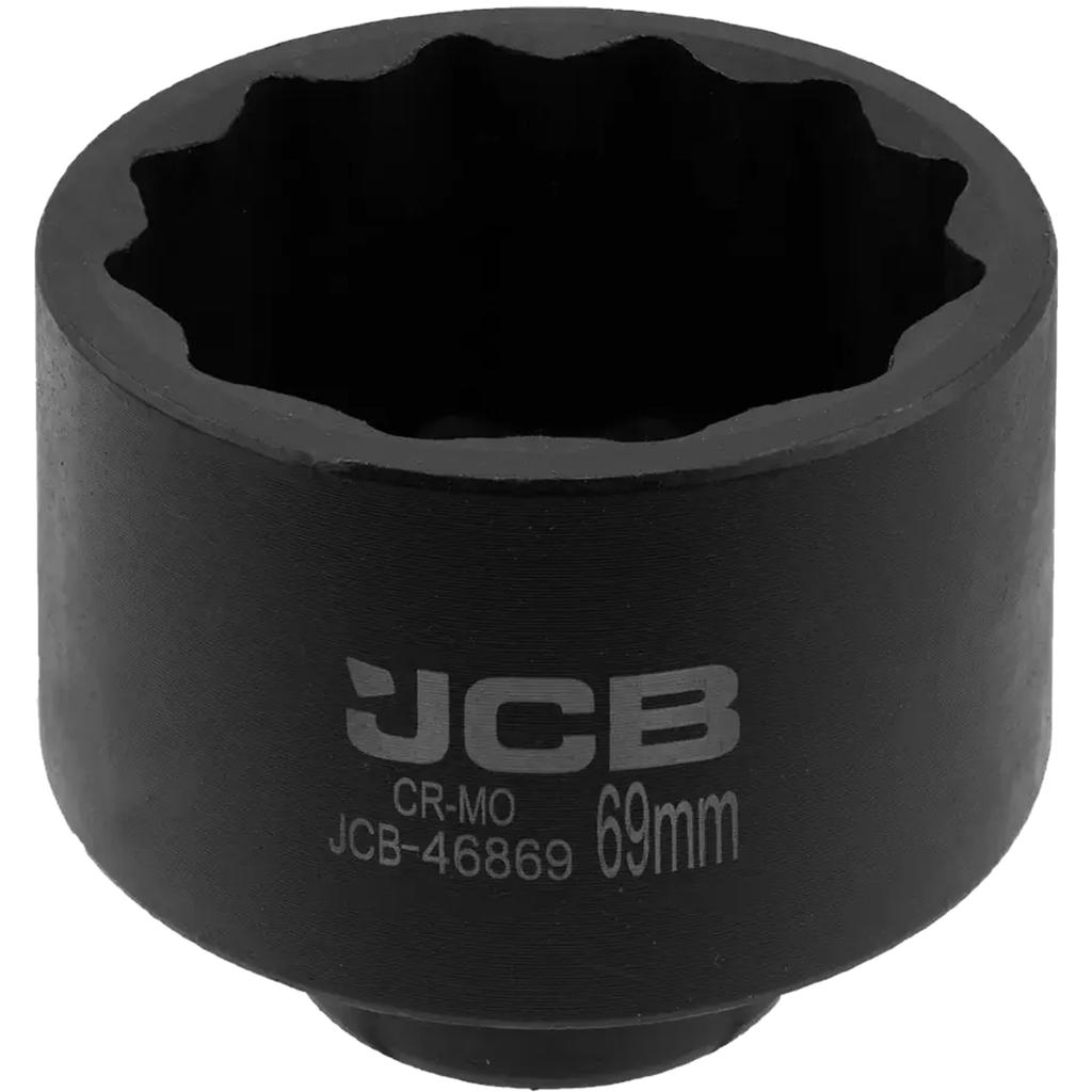 JCB Impact Socket 3/4" 69mm 12-point Cr-Mo Socket Wrench