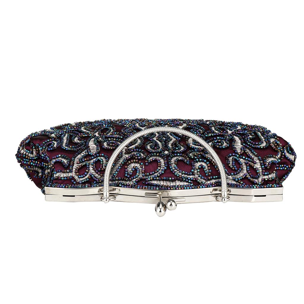 Retro Handbag Purse Luxury Design Evening Clutch Bag Embroidered Ladies Chain Shoulder Bag Wedding Dress Party Banquet Dinner