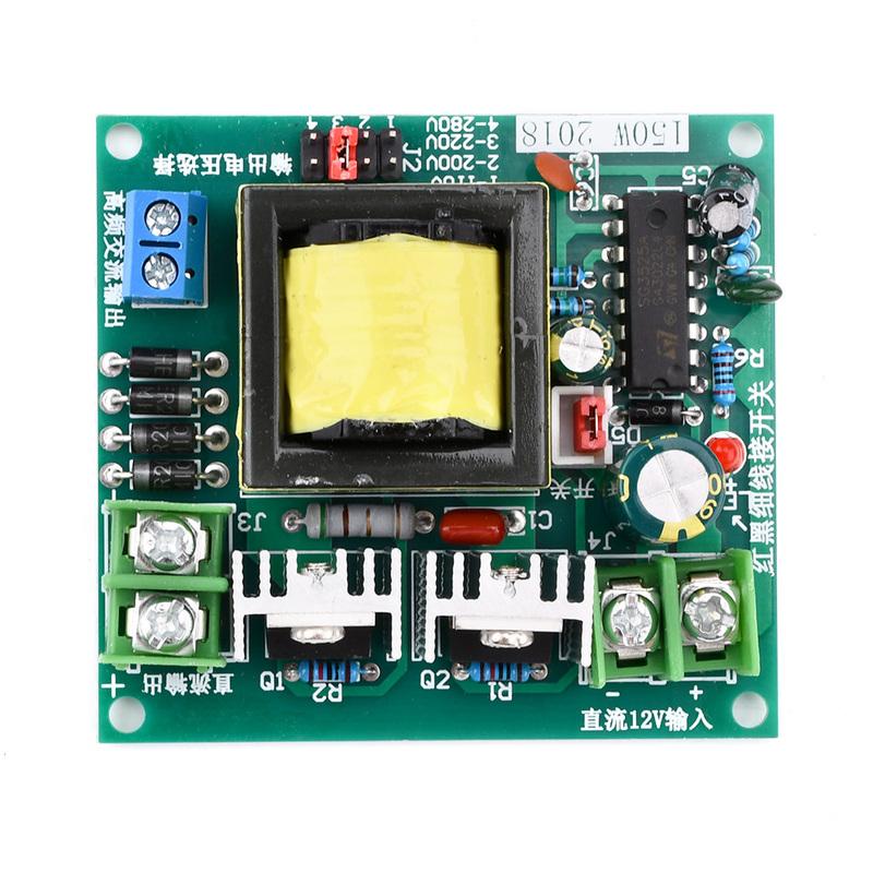 Gaqqee Inverter DC 12v To 110v 220v 280v 150W DC-AC Module Inverse Converter Booster Module Voltage Power Regulator Power Supply