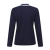 SUPERIOR Women'S Ribbed Turtleneck T-Shirt Navy (Iw0Eks10349)