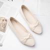 Soft-soled Soft Leather Mother Shoes Shallow Mouth Versatile Doudou Shoes One-pedal Single Shoes 2025 New Lightweight Women's Shoes Work Shoes
