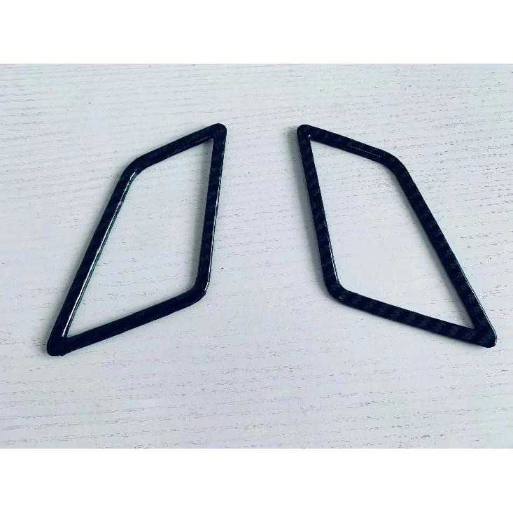 For Mitsubishi Outlander   2024 ABS Front Air Vent Cover Trims Outlet Frame Decoration Sticker Car Styling Accessories