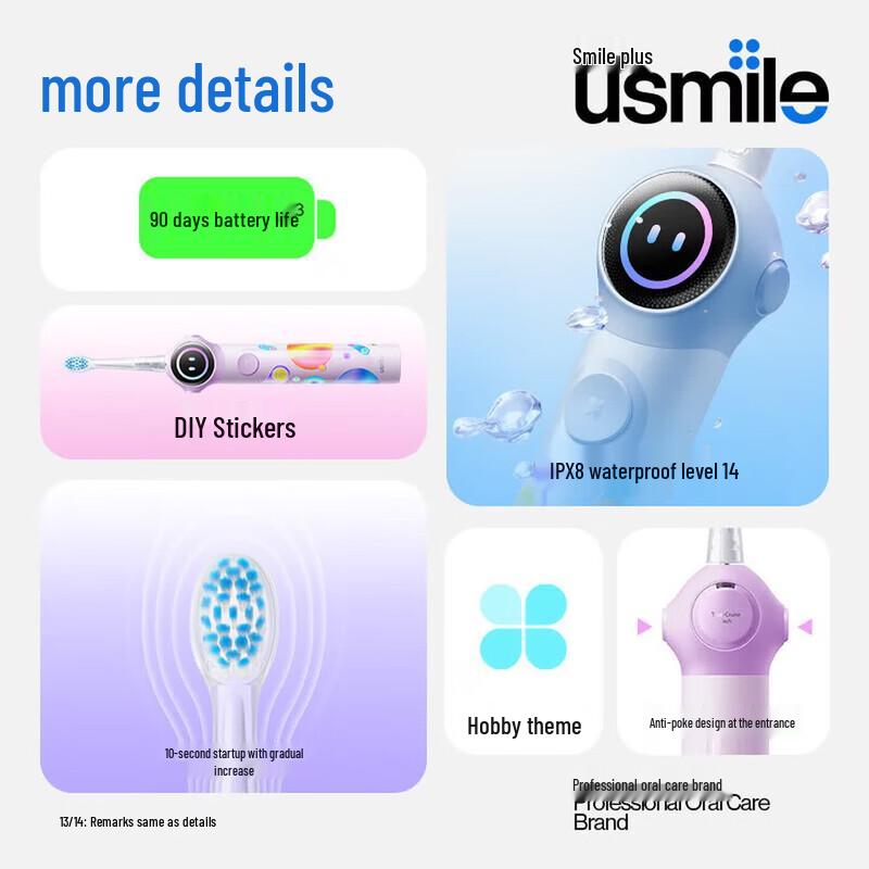 usmile Kids Q20 Pro Electric Toothbrush CN plug (adapter included)