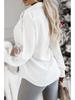 2024 Women's European & American Spring/Summer Mesh Spliced Long Sleeve Shirt
