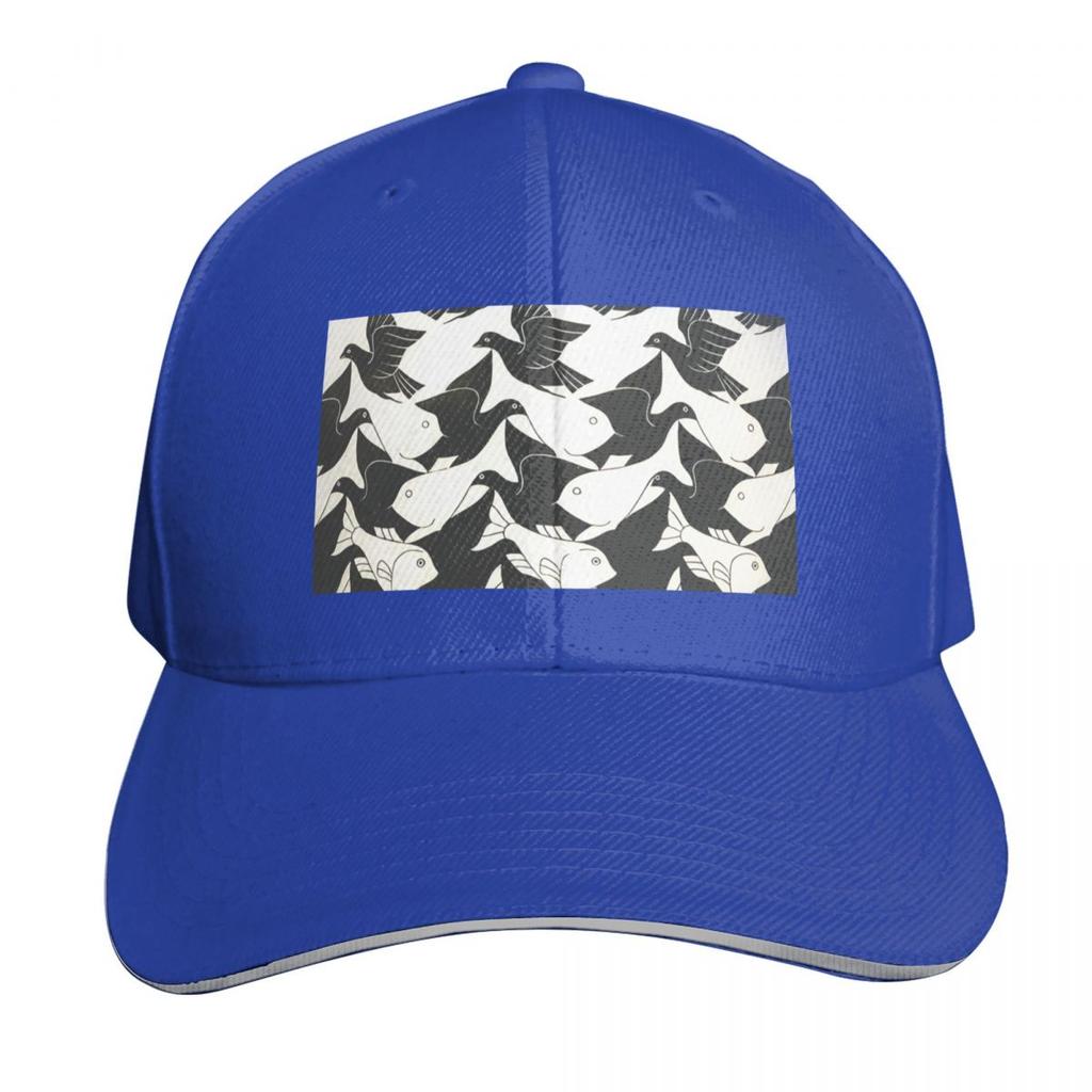 Escher  Sky And Water II  Baseball Cap Visor Custom Cap Sun Caps Hard Hat Elegant Womens Hats Unisexs