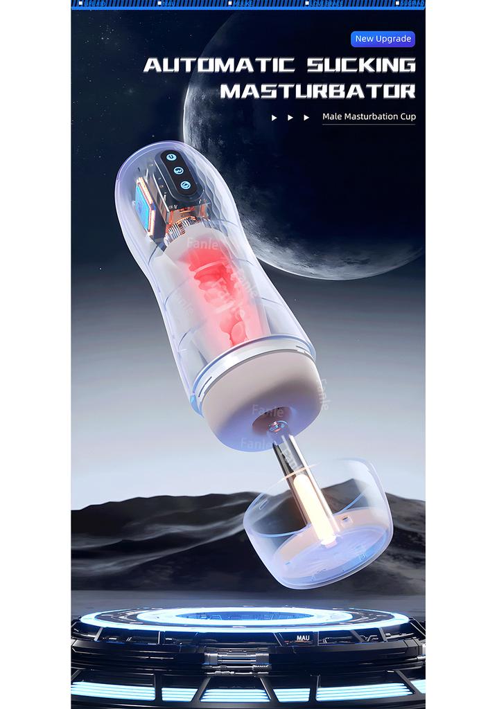 Automatic Male Sucking Masturbator Vibration Blowjob Machine Heating Masturbation Cup Sex Toys Adult for Men Masturbate Supplies