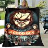 Horror movie Cult of Chucky printing blanket warm blanket soft and comfortable blanket Home travel blanket birthday gift