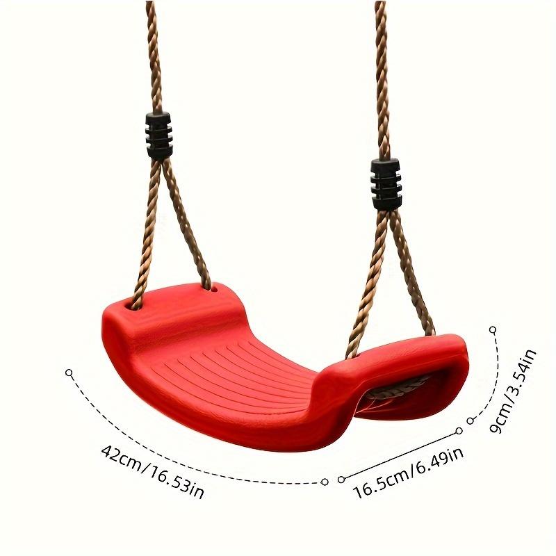 Polished PP Swing Seat for Playsets - Outdoor and Indoor Swinging Accessory, Child Physical Development Equipment