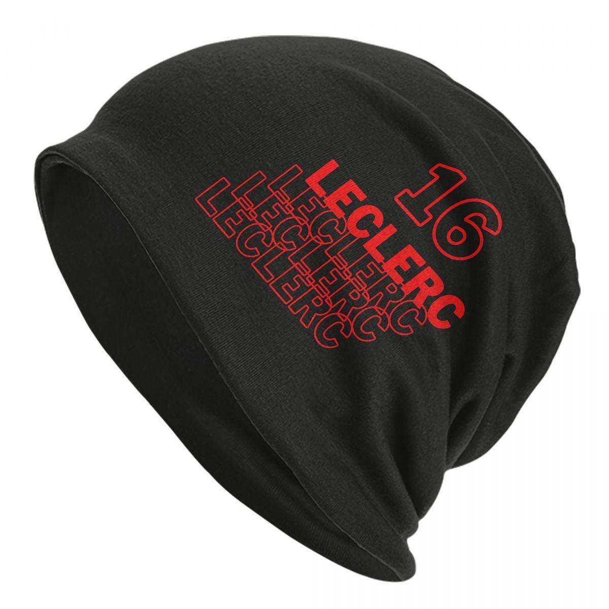 Charles Leclerc 16 Scuderia  Unisex Women Adult Beanies Caps Knitted Bonnet Hat Warm Hip Hop Autumn Winter Outdoor Skullies Hats One Size