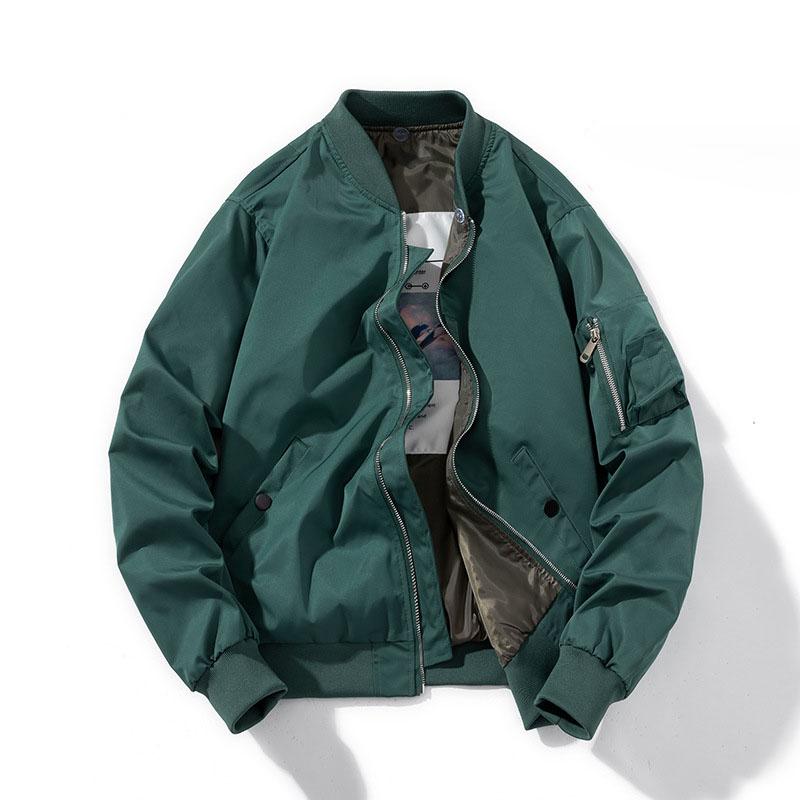 Men Jacket Women Solid Autumn Winter Jacket Fashion Vintage Hooded Baseball Coat Casual Windbreak Red Pink