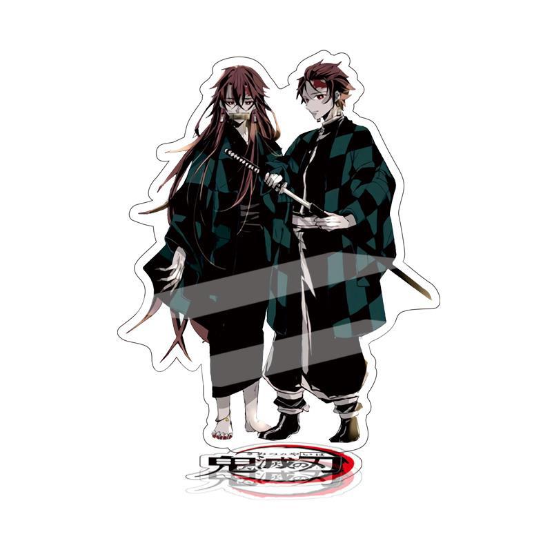 Anime Demon Slayer Acrylic Standee Figure Kamado Tanjiro Nezuko Zenitsu Agatsuma Merchandise Collectible Display Decor 15mm