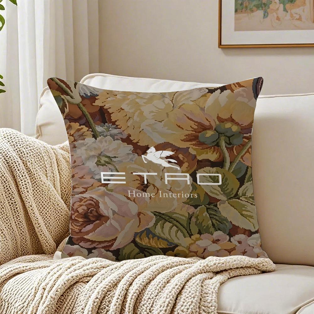 Cashew Nut Flower Pattern Natural EEtro Cushion Cover Pillowcase Antidustmite living Room Sofa Decor Cushion Room