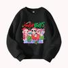 HUNTRX Devil Hunter Weihnachten Kinder Rundhals-Sweatshirt mit Rumi, Mira, Zoey Design für festlichen Spaß