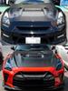 Nissan GTR35 V-Model Carbon Fiber Engine Hood Replacement for 2008-2021