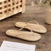 Damskie płaskie buty do chodzenia po domu, lniane klapki, kapcie domowe, damskie kapcie, wygodne damskie klapki plażowe, chaussure femme