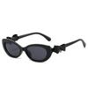 New Luxury Cat Eye Women Sunglasses Cute Bow Design UV400 Protection Stylish Travel Glasses for Women