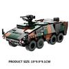 Non-Toxic 438Pcs Modern Military Boxer Armor Vehicle Building Blocks Fighting Car Model Sets Brick Children Kids Toys Diy Toys Gift