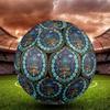 Music Technology Icons Round Football Size 5 Adult Ball Suitable for Training Matches and Outdoor Team.