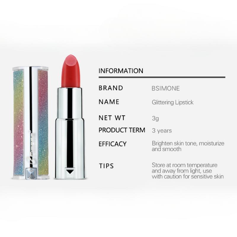 Szminka w tubce Fashion Rainbow Tube Nawilżająca Nawilżająca Trwała Biała Szminka do Makijażu