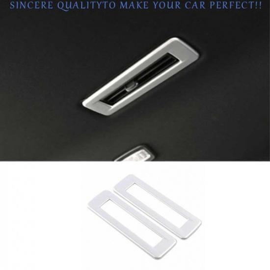 For Cadillac XT6  2025 Matte Silver Car Roof Air Outlet Vent Frame Trim 2PCS
