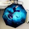 1PC Fc Crest Design Printed Umbrella Folding Umbrella, Automatic Umbrella 8-Frame for Travel, Camping Fan Gifts Christmas Gifts