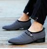 Heren vrijetijdsschoenen Leren schoenen met puntige neus Formele schoenen Loafers Canvasschoenen Mode zakelijke schoenen