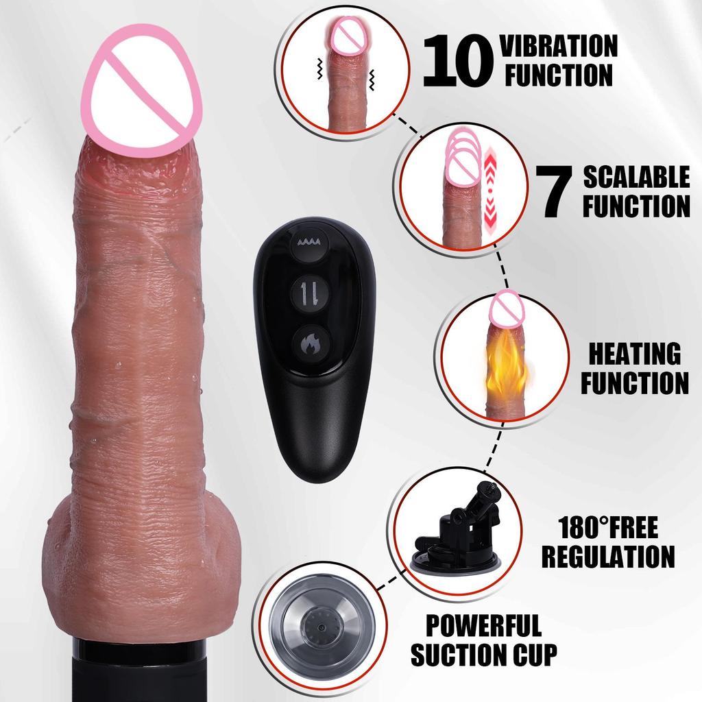 Cannon Suction Cup Dual-Use Silicone Masturbator: Soft Flesh Adult Toy