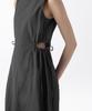 Musinsa Standard Woman Women'S Nylon Cutout Long Dress [Dark Grey]