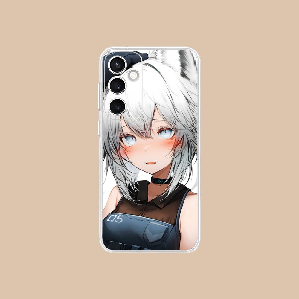 Arknights Grani Clear Mobile Phone Case for Samsung Galaxy S25 S24 S23 S22 S21Plus FE Ultra Colorful Cover