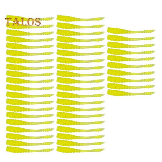 50 Teile/satz 4CM/0,4G Weicher Wurm Köder Realistische Bionic Spiral Maggot Künstliche Bunte Wurm Köder Süßwasser Salzwasser Angeln zubehör