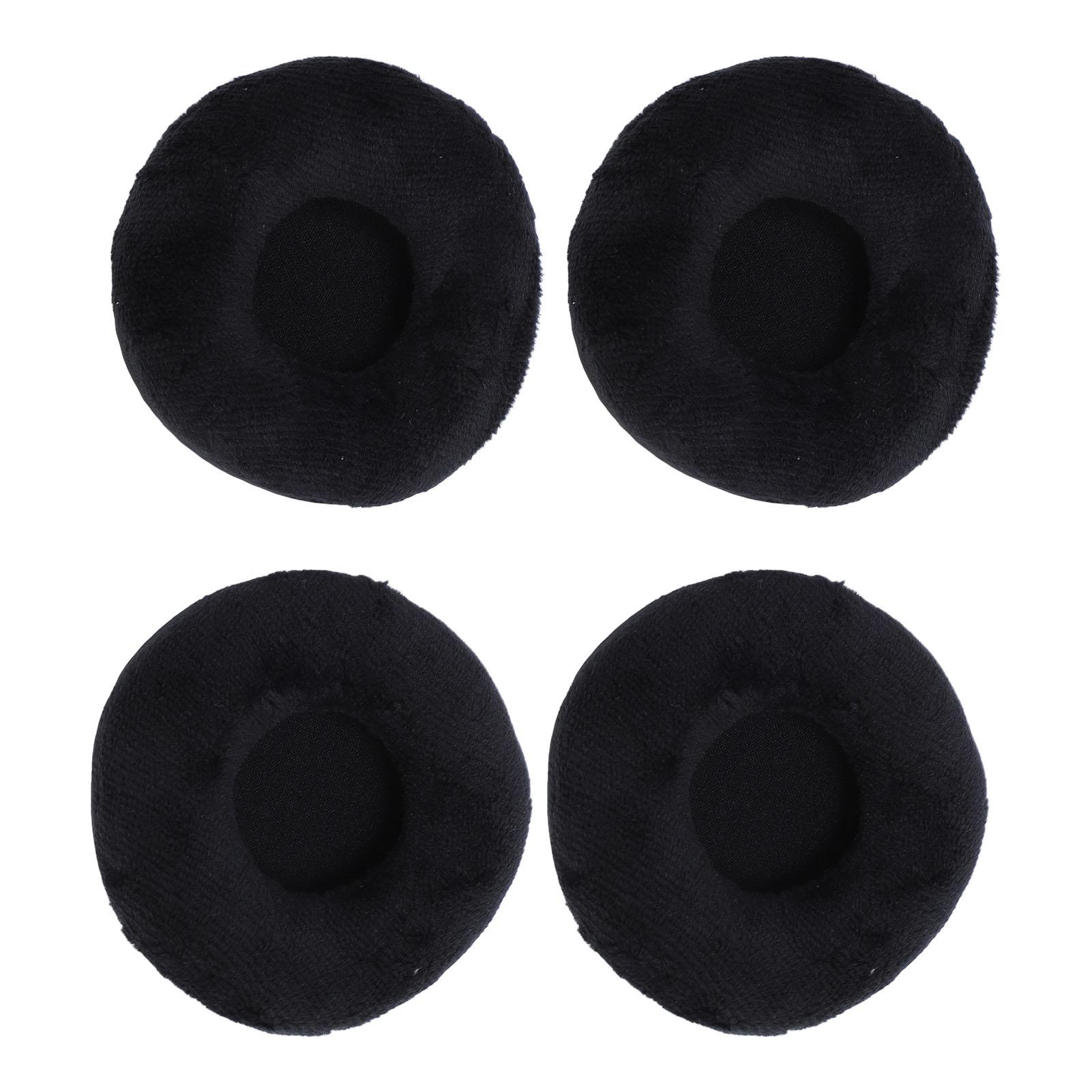 

4PCS Replacement Earpads Velvet and Foam Headphones Earpads Cushions for ATH S200BT SJ33 ESW9 ESW10 ES10 ATH SJ Series чёрный