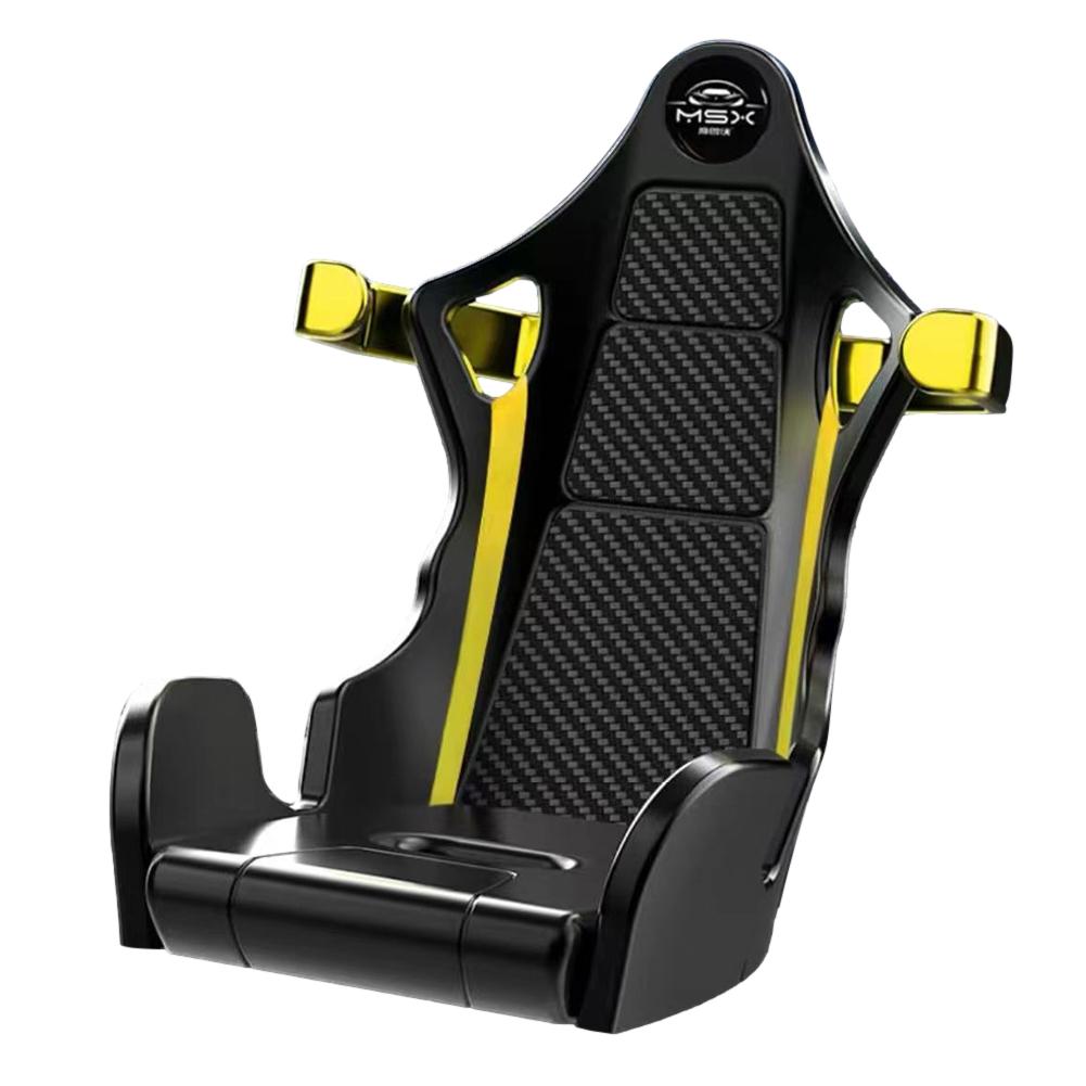 Nový design kreativní držák na telefon Recaro Racing Seat Odolný držák do větracího otvoru Navigace Nárazuvzdorná dekorace do auta Vzduchová stabilita Univer V3B8