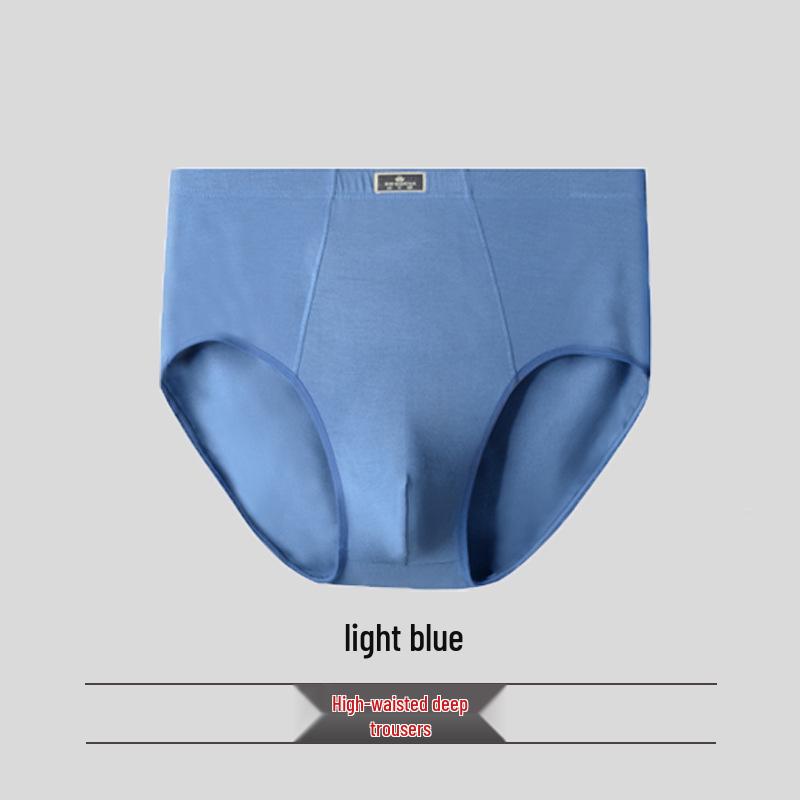 Pánské trojúhelníkové slipy z modalu s vysokým pasem - Prodyšné, volný střih pro střední věk a starší