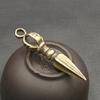 Handcraft Pendant Vintage Rust Resistant Brass Solid Religious Pestle Prayer Pendants for Home