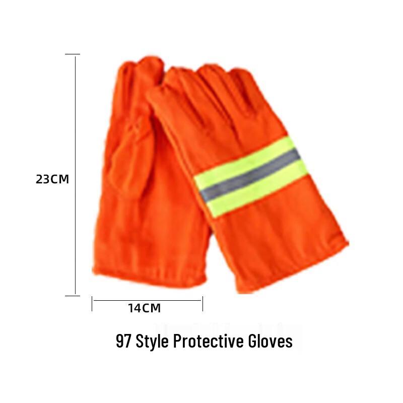 Brangdy Firefighter Heat Resistant Protective Gloves