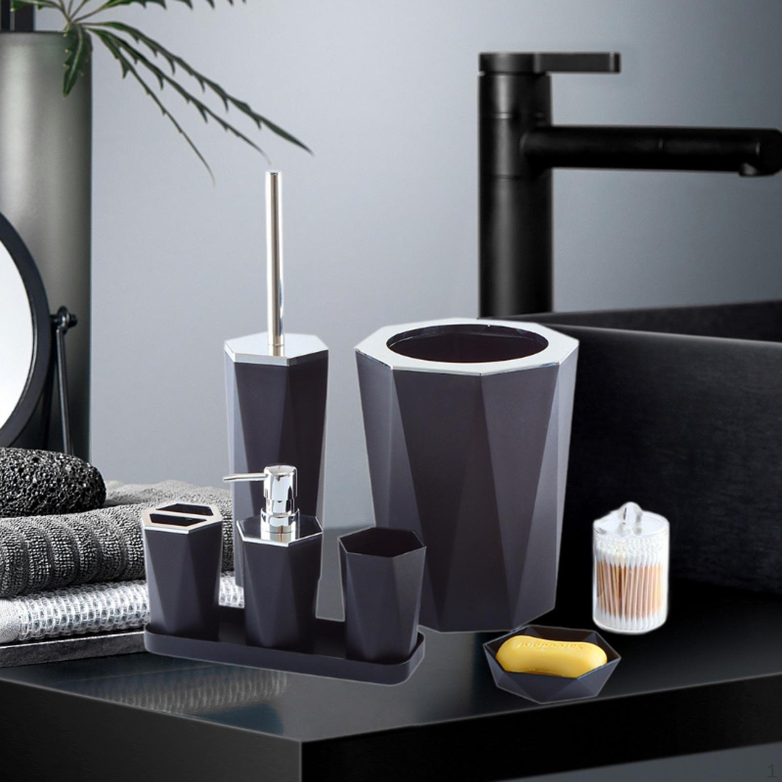 

Набор принадлежностей для ванной комнаты Наборы для ванной Ватные палочки Коробка Туалетная щетка Необходимая для