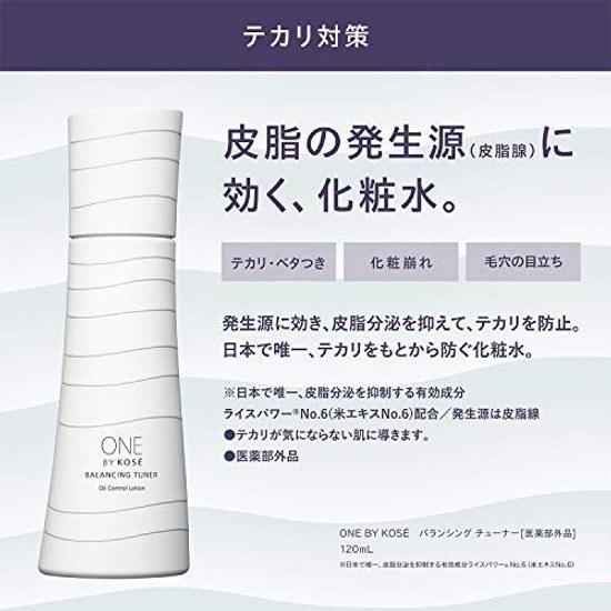 ONE KOSE Balancing Tuner Lotion 120mL Sebum Shine Pores Men Women