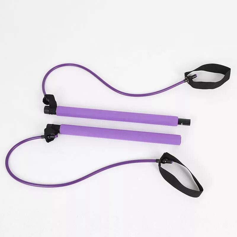 

Multifunctional Pilates & Yoga Resistance Bar with Elastic Bands