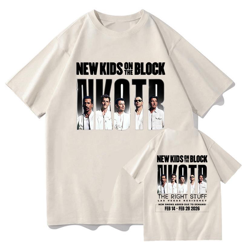 The Right Stuff Las Vegas Graphic T Shirts Cotton New Kids On The Block Nkotb Tshirts Short Sleeve Harajuku Tshirts Streetwear