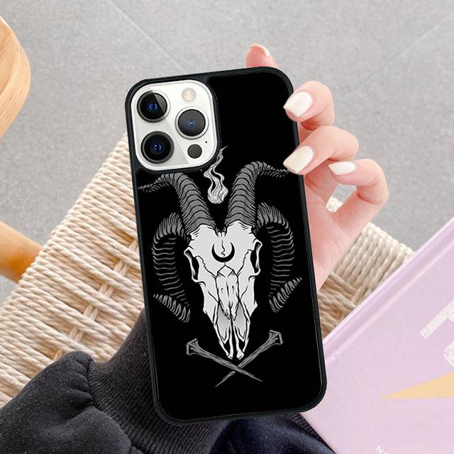 

Ram Skull Skeleton Horror Phone Case For iPhone 17 Air 13 12 14 15 16 Cover For Apple iPhone 17 Air Pro Max Plus iPhone 16