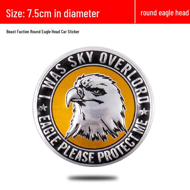 

Металлические наклейки с логотипом автомобиля: Щ.И.Т., Орел, Тигр, Лев Дизайн - Алюминиевая Декорация для Кузовов Транспортных Средств