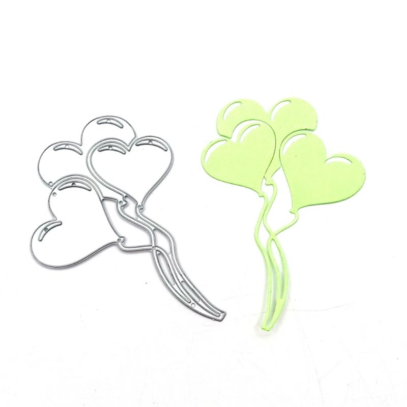 Heart Metal Die Cuts Wedding Cutting Dies Cut Stencils for DIY Embossing Paper Valentines Day Scrapbooking Decorations